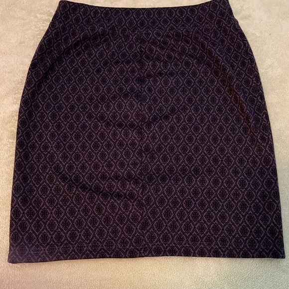 Style & Co Grey Print Skirt - Picture 2 of 3